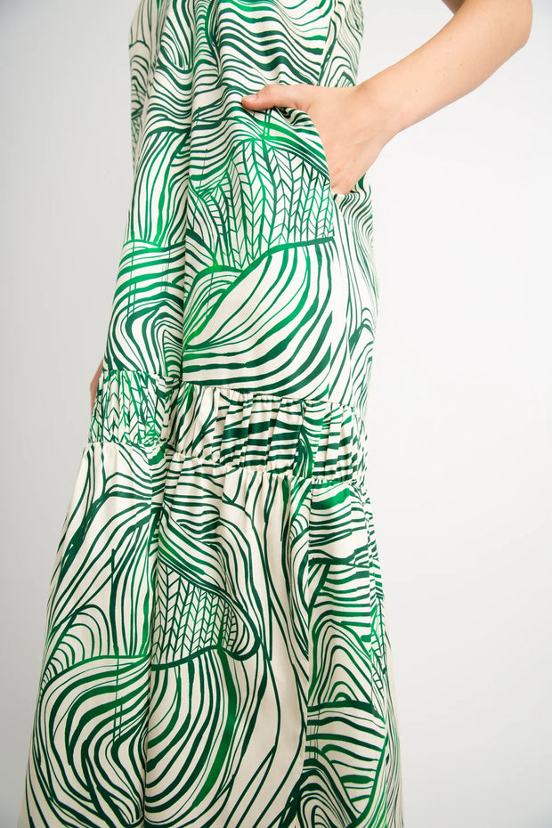 Celeste Dress - Verdant Print