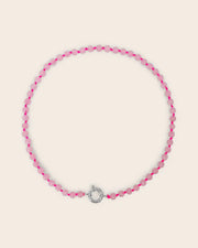 Whistle & Pop Heritage Bella Beads Necklace Pink Skies