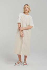 Loretta Dress - Stone Stripe