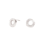 Pure Steel - Stud Circle Earring