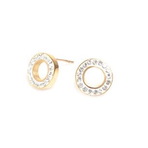 Pure Steel - Stud Circle Earring