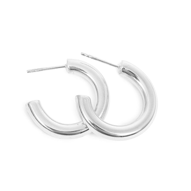 1046-0214 Steel Clean Collection Earring Silver