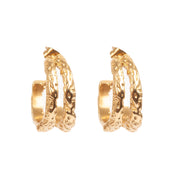 1046-0233 Pure Steel 14k Gold Earring