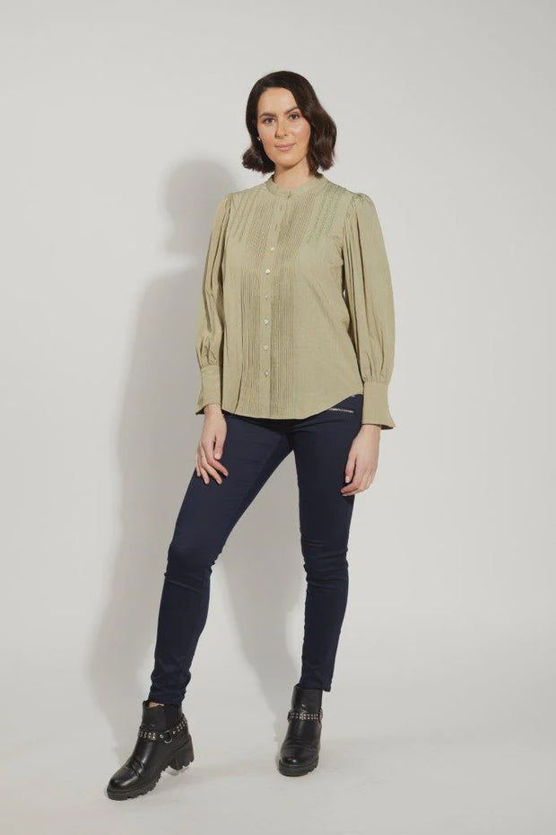 Bedford Blouse - Soft Green