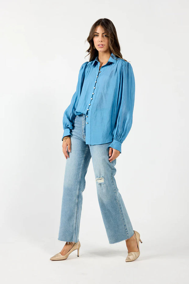 Bristol Blouse - Cornflower