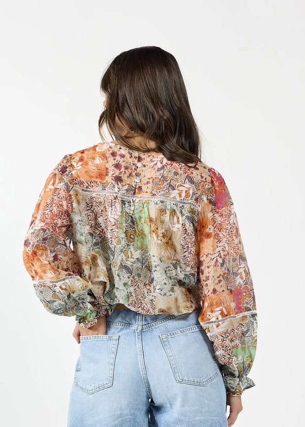 Apache Blouse - Patch Print