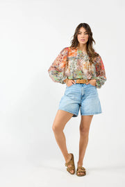 Apache Blouse - Patch Print