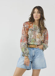 Apache Blouse - Patch Print