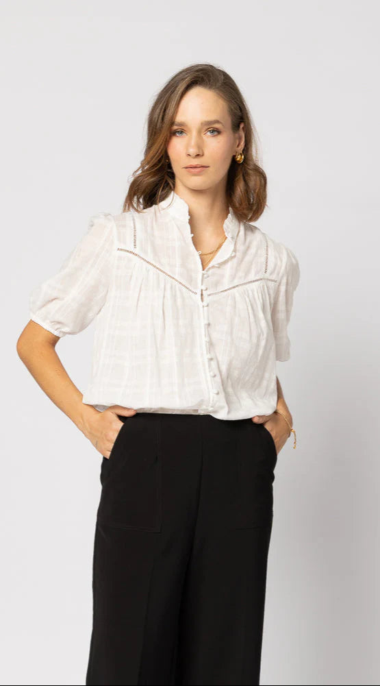 White  Dahlia Top