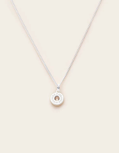 Whistle & Pop Heritage 12 Gauge Necklace Champagne