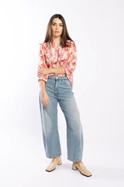 Barrel Jean - Vintage Blue Drama The Label