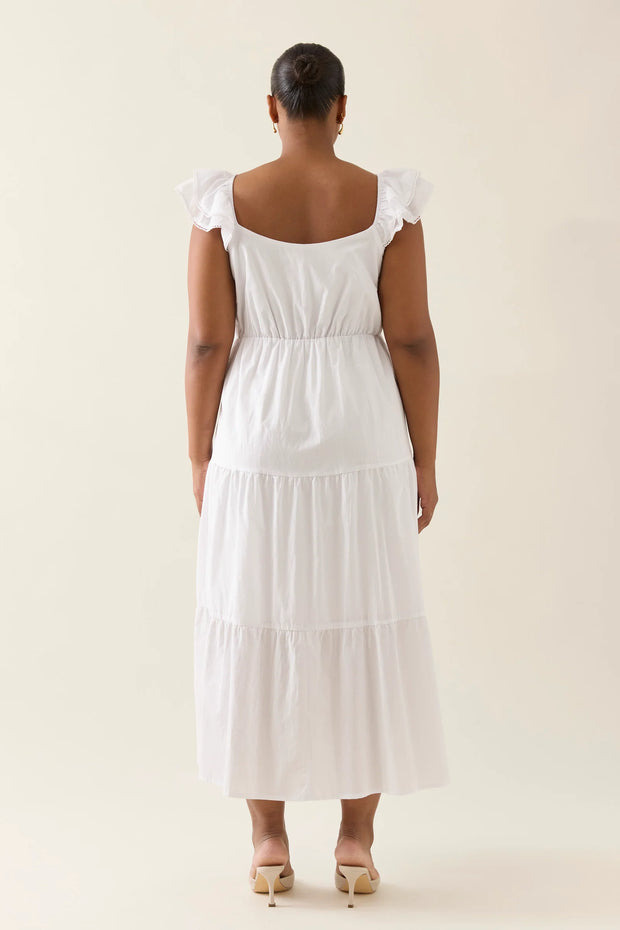 Aurora Frill Tank Dress Lotus