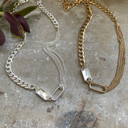 2018-1130 Reflections Silver Necklace