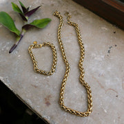 2047-0006 Pure Steel Gold Necklace