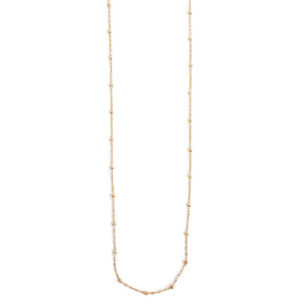 2047-0008 Pure Steel 14K Gold Necklace