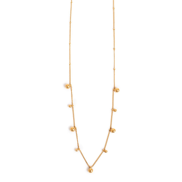 2047-0014 Pure Steel Necklace Gold