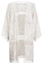 Oline Lace Kimono Lotus