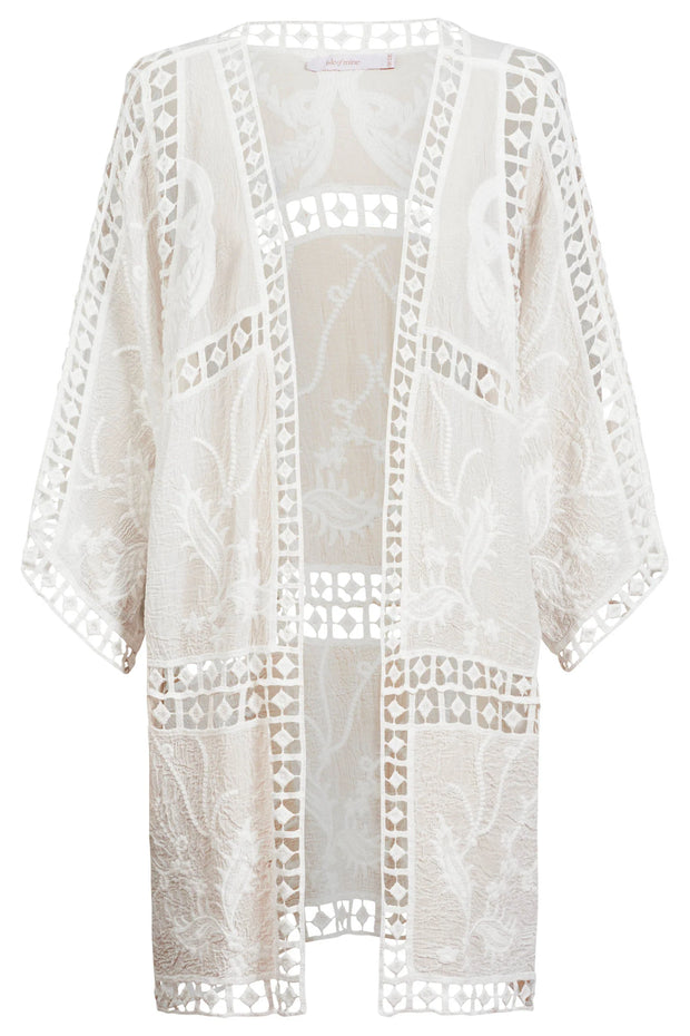 Oline Lace Kimono Lotus