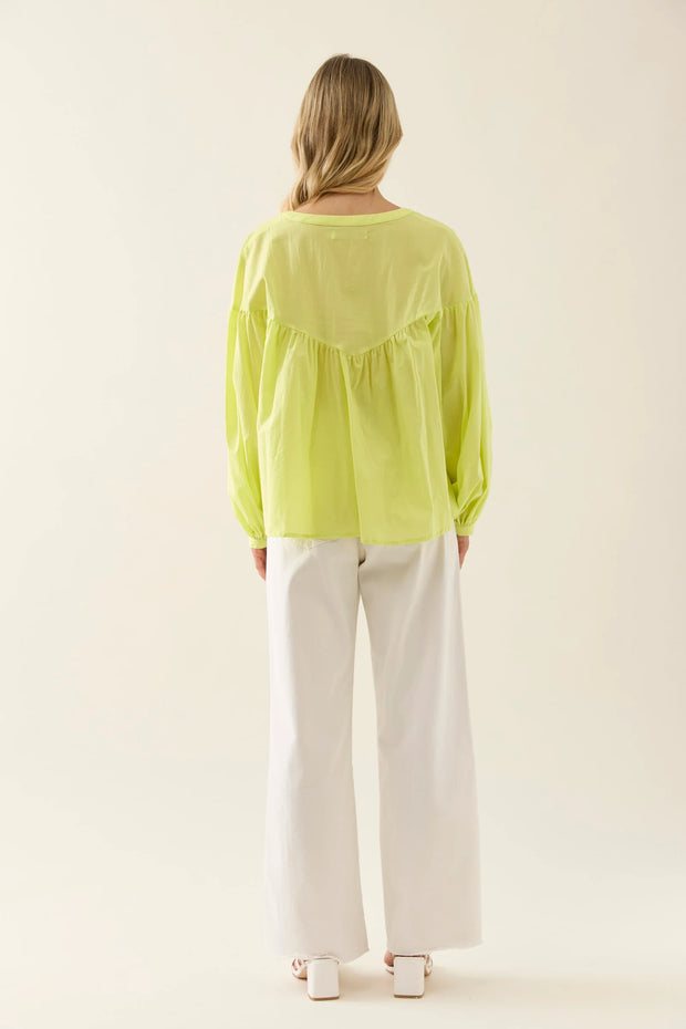 Aurora Button Blouse Pomelo