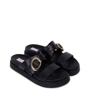 Roda Slide - Black Calf