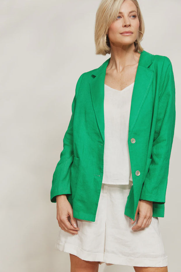 Halcyon Blazer - Emerald