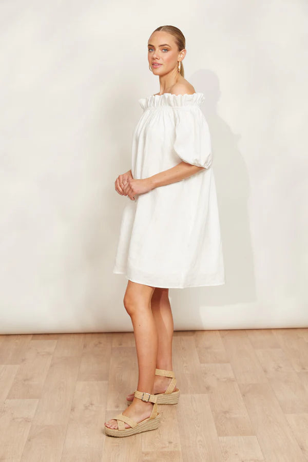 Halcyon Ruched Dress - Opal