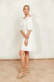 Halcyon Ruched Dress - Opal