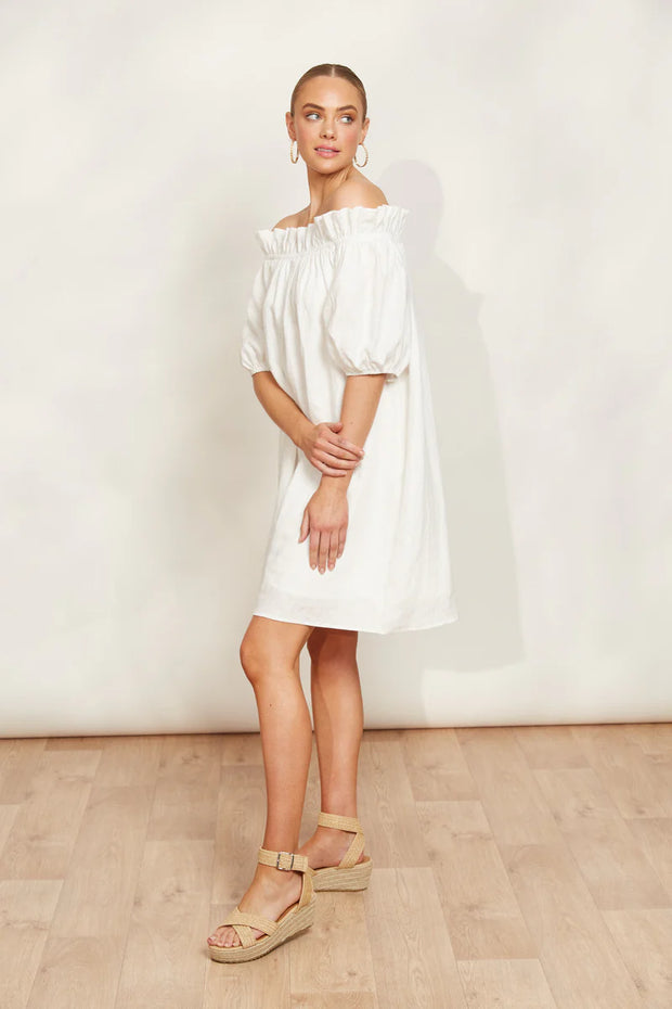 Halcyon Ruched Dress - Opal