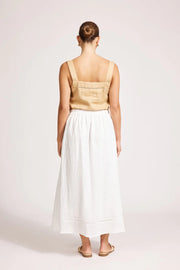 Miramar Maxi Skirt White