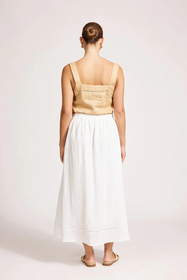 Miramar Maxi Skirt White