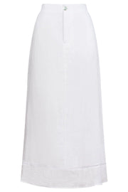 Miramar Maxi Skirt White