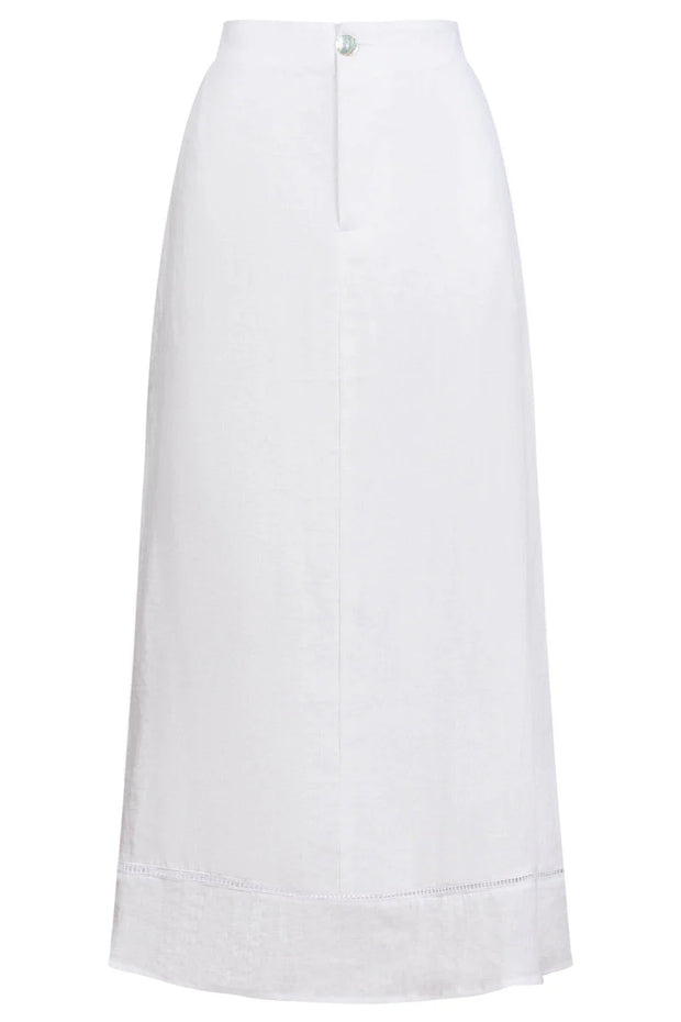 Miramar Maxi Skirt White