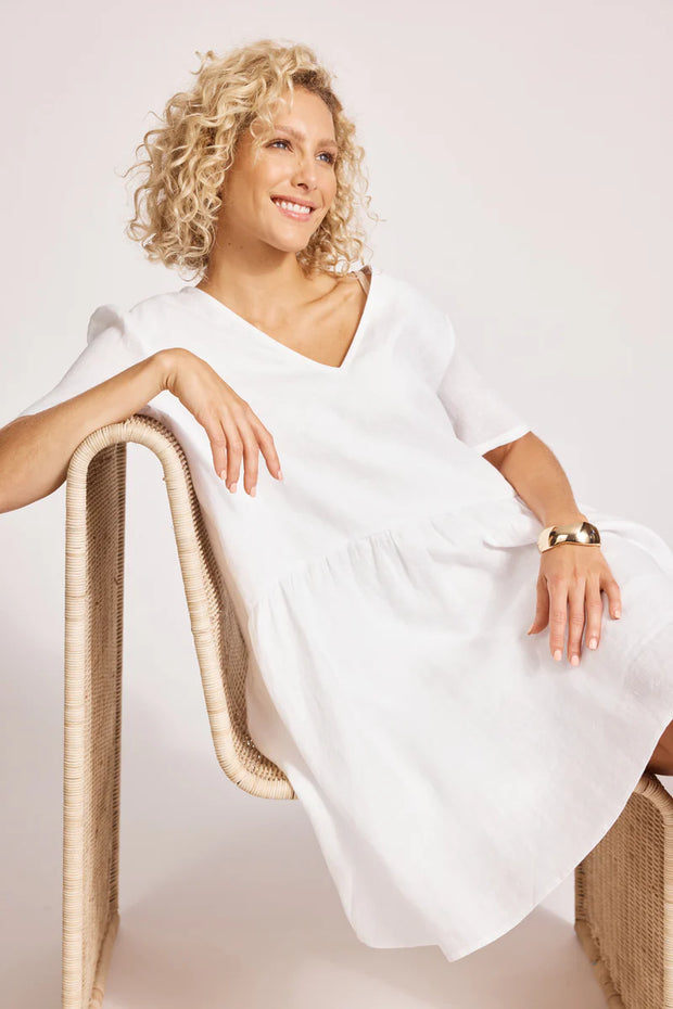 Miramar Midi Dress White