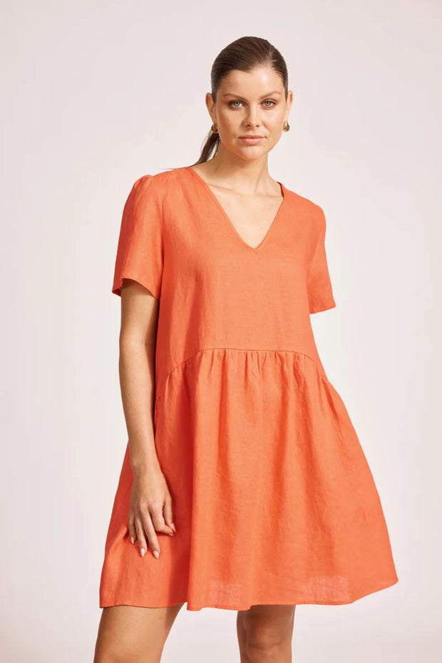 Miramar Midi Dress Coral