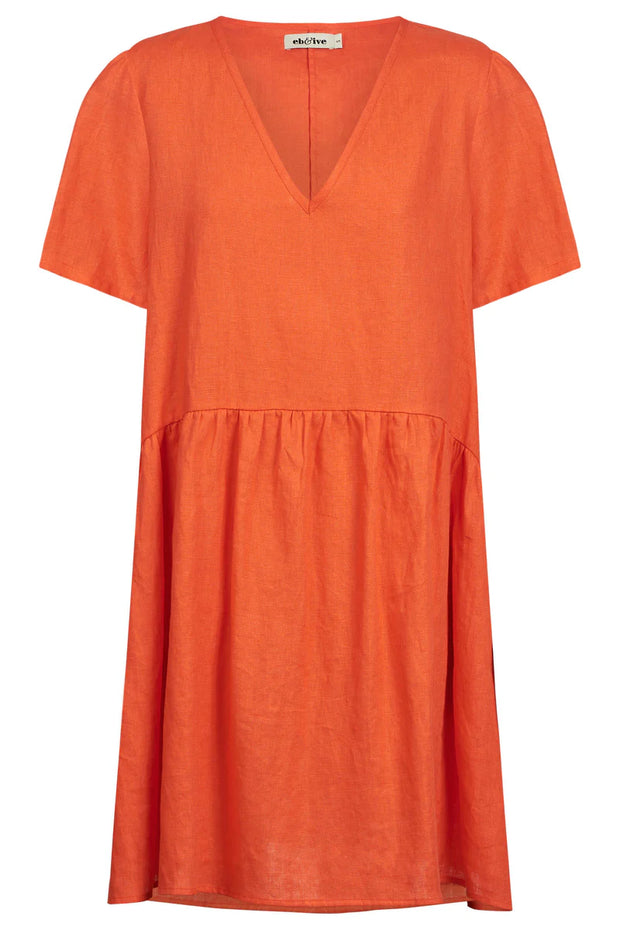 Miramar Midi Dress Coral