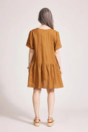 Miramar Midi Dress Caramel