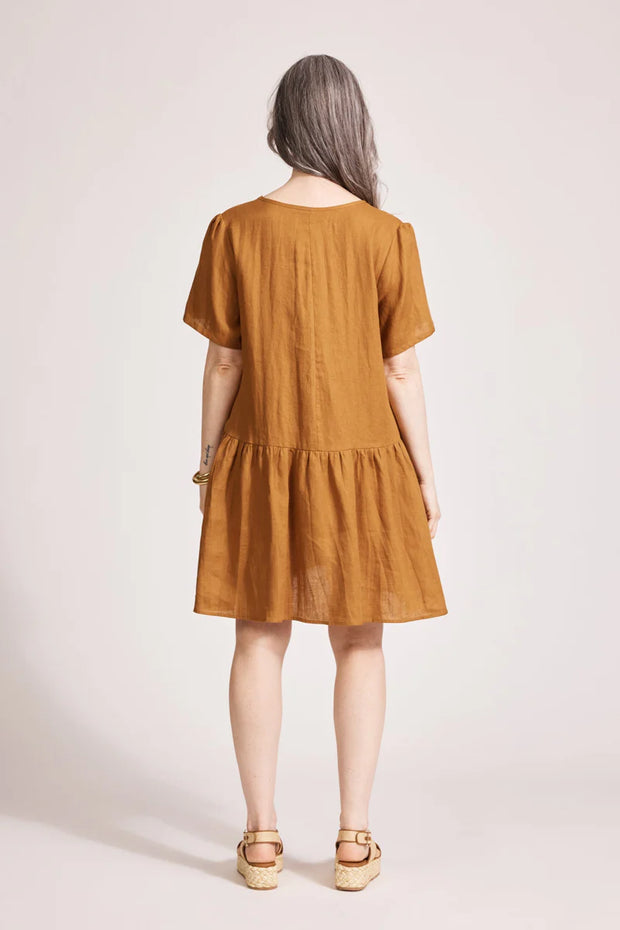 Miramar Midi Dress Caramel