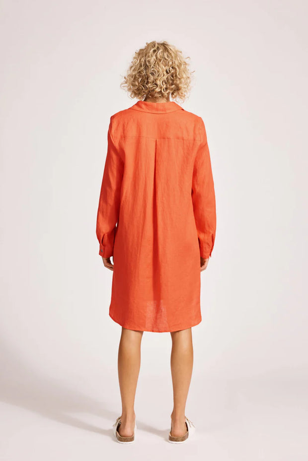 Miramar Shirt Dress Coral