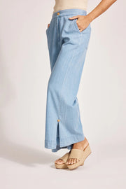 Melenia Denim  Split Pant Denim