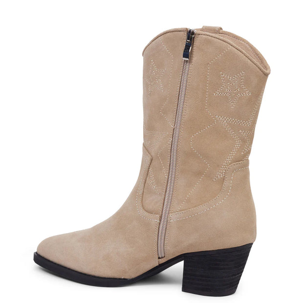 Kathryn Wilson Quinn Boot Stone Suede