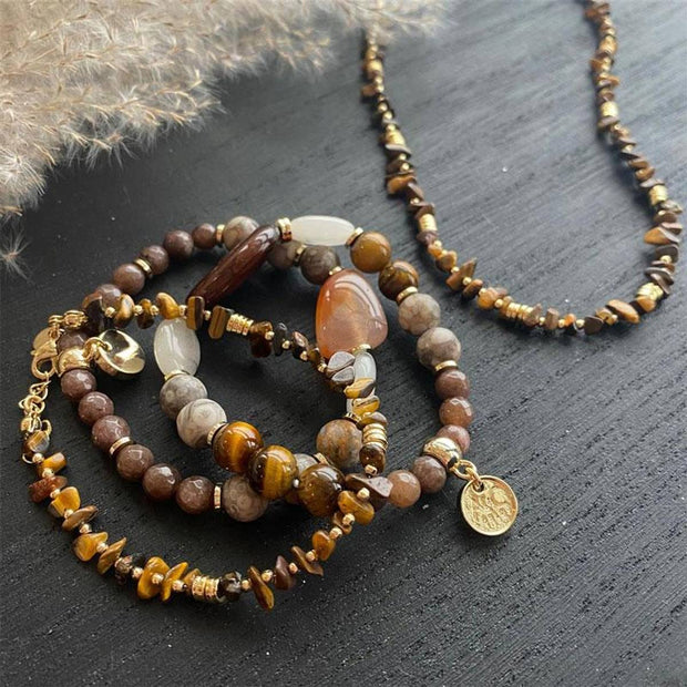 Nature Bead Necklace