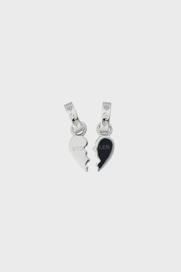 Two Part Heart Charm Set