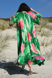 Cooper Into The Groove Dress Green Floral