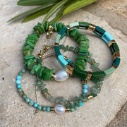 3016-0198 - Nature Beads Green Adventurine Bracelet