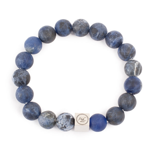 3039-1004 - Pure Steel Stone Bracelet Blue