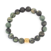 Pure Steel Natural Beaded Bracelet