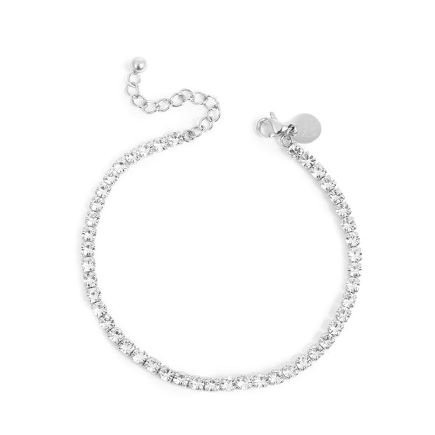 3047-0007 - Pure Steel Tennis Bracelet Silver