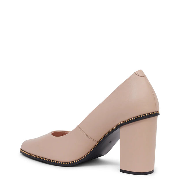 Kathryn Wilson Nude Calf Carmel Heel