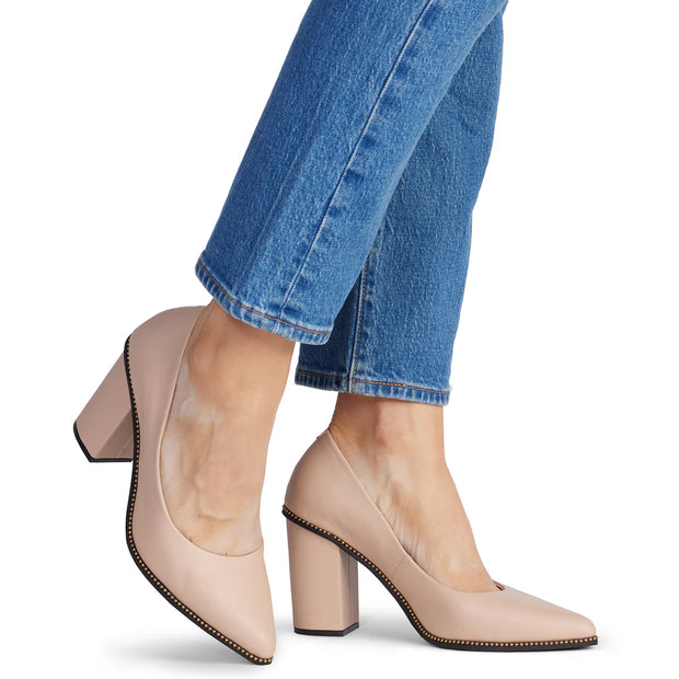 Kathryn Wilson Nude Calf Carmel Heel