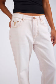 BANDITS LOW WAIST BOYF JEANS PINK TINT